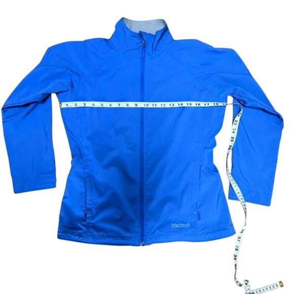 MARMOT Women's Levity Jacket Brilliant Blue Water Repellant Windbreaker Size M - Picture 8 of 11